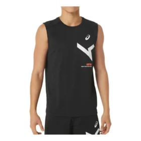 A-I-M DRY Non-sleeve T-shirt “Black”