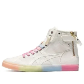 Double Clutch Milk White Retro Casual High Board Shoe “White Pink”