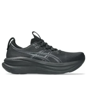 Gel-Nimbus 28 2E Wide “Black Graphite Grey”