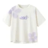 Logo with Flowers T-Shirt “White”