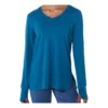 Long Sleeve Heather Top “Deep Sea Teal Heather”