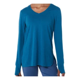Long Sleeve Heather Top “Deep Sea Teal Heather”