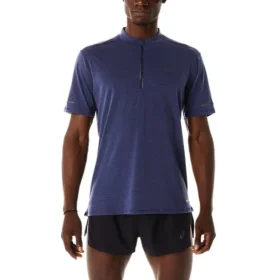 Metarun 1/2 Zip T-shirt “Indigo Blue”