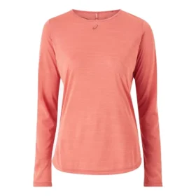 Nagino Run Long Sleeve Top “Light Garnet”