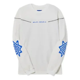 Novalis Bixance Long Sleeve Top “White Blue Black”