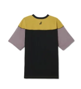 Novalis Bixance Short Sleeve Top “Medallion Yellow Obsidian Black”